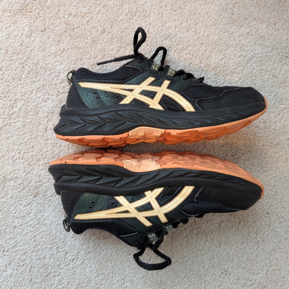 Asics Kids Sneakers Black and Orange - Picture 3 of 5